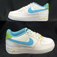 Nike Air Force 1 LV8 WCRD White Blue Green FJ4614-100 Sz 5.5 Youth Womens 7 NEW