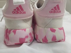 adidas Kaptir Flow K Kids Sneaker White/Pink Mesh US 4 JR0427
