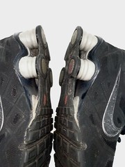 NIKE Shox Turbo 454468-001 black running sneakers shocks Shoes sz 6Y Wmns 7