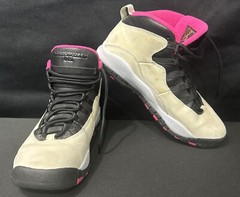NIKE Air Jordan Retro 10 X Multicolor Pink 487211-008 5.5Y