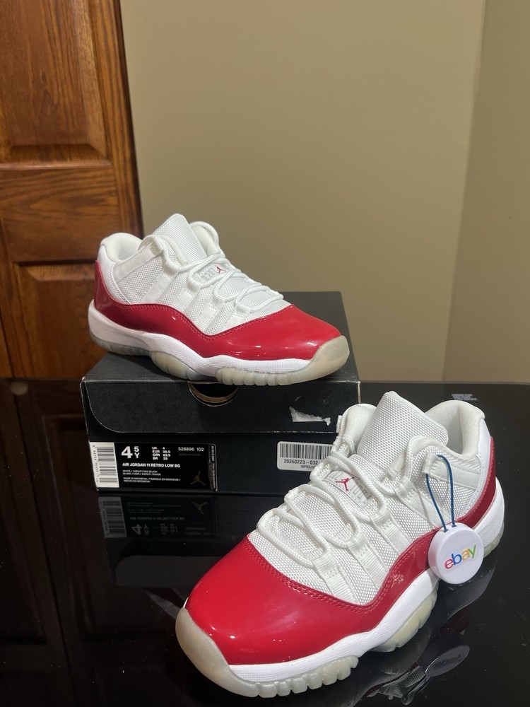 Jordan 11 Retro Low Cherry (2016) (GS) Size 4.5Y / 6W