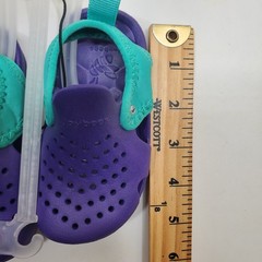NWT Joybees Kids Creek Sandal Clogs Violet Teal C5 Slip On Water Shoe Heel Strap
