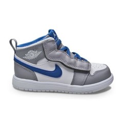 Infants Nike Jordan 1 Mid ALT (TD) – AR6352 014 – Cement Grey White True Blue