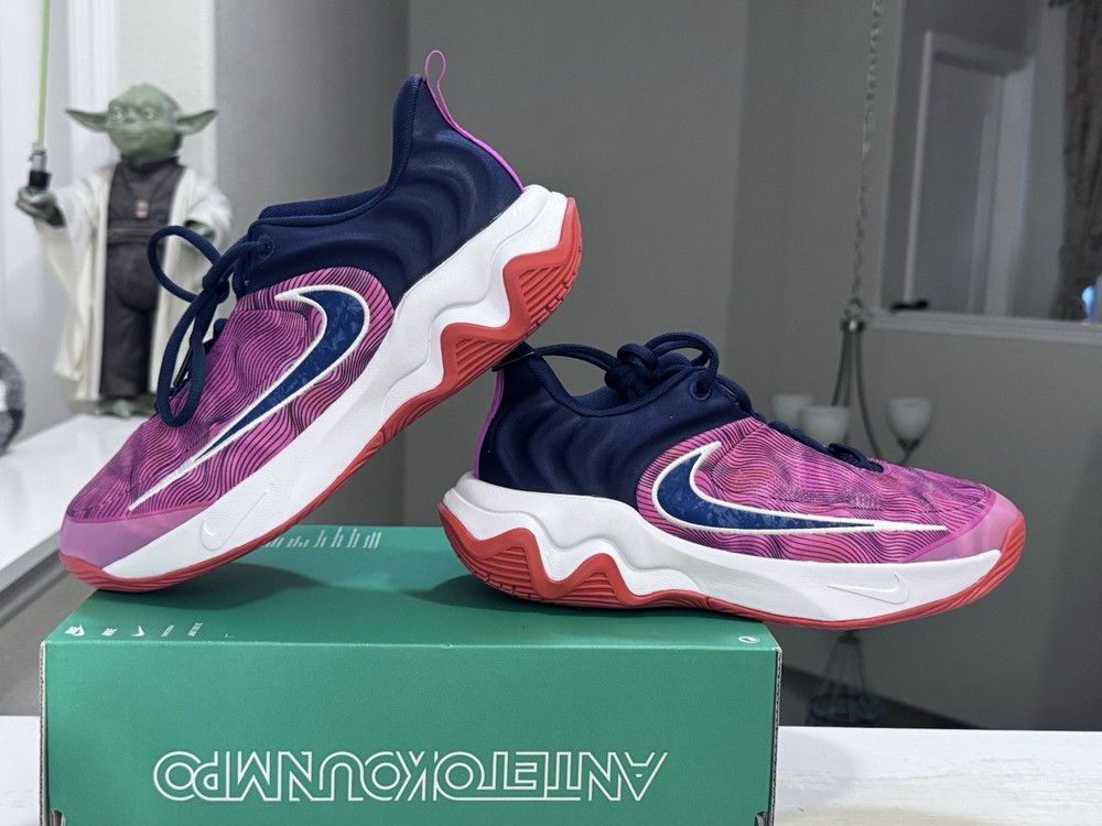 Nike Giannis Immortality 4 SE (GS) Red/Navy shoes 6 Youth 7.5 Woman’s IH7662-600