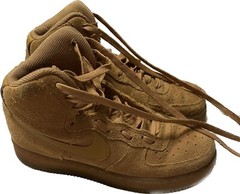 Nike Kid’s Air Force 1 Wheat/Wheat-Gum Light Brown Size 6 Youth (CK0262 700)