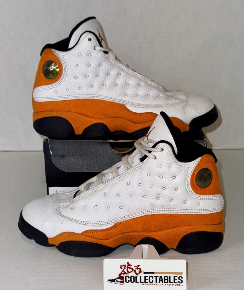 Size 5.5 (GS) – Jordan 13 Retro Starfish (Orange/White)