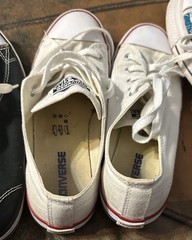 Converse All Star Unisex Kids‘ Low Top Sneakers Lot Black White Blue Pattern