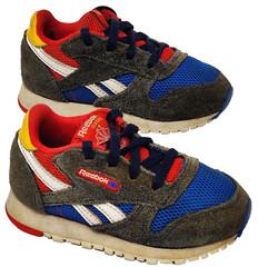 Reebok Classic 518 Kids Size 6 Multicolor Trainers Color Block Lace Up Shoes