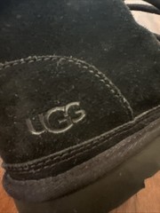 UGG Neumel II Boot Suede 1017320K Black Unisex /Boys Sz 5 EU 37