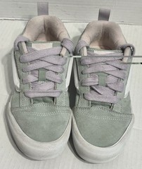 Vans Knu Skool Skate Olive/Lilac Sneakers Youth Size 3 Skateboarding 721356