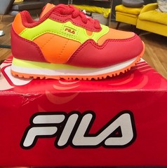 Fila Sneakers. Size 7c. Multi-Colored Sneakers for Kids Brand New!