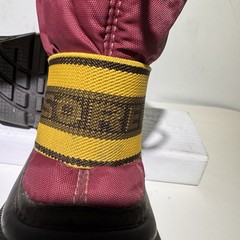 SOREL Cub Brown Maroon Insulated Waterproof Winter Snow Boots Toddler Size 7