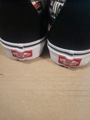 Vans BlackWhite Label Mix Skateboard Shoe Grade School Size 6Y/Womens 7.5