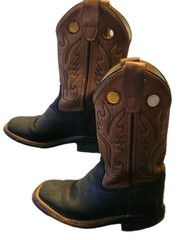 Cody James 10D Ryder Cowboy Boots Square Toe Brown Western See Description