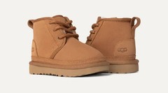 Toddler UGG Neumel II Boot Suede Upper 1017320T Chestnut Side Zip Size 6T EUC