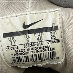 Nike Girls Light Pink White Solid Synthetic Athletic Shoes Sneaker Youth Size 7Y