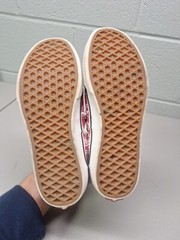 Vans Off The Wall Skateboard Shoes Sneakers Youth Size 4.5 #721356 Child Girl