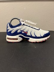 Nike Air Max Plus TN Red White Blue Athletic Sneaker CK0003-100 Youth Size 6Y
