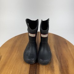 Little Kids Hunter Classic Pull On Black Waterproof Tall Rain Boots Size 5 C GUC
