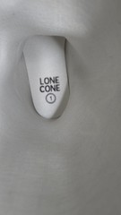 NEW Lone Cone Matte Blue Simple Sharks Kids 1 L Rain Boots