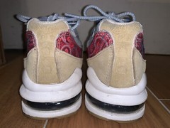 Air Max 95 Wild West size 4.5Y Youth Denim Red Bandana Tan Suede
