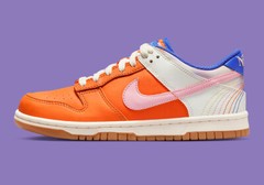 Nike Dunk Low SE GS Everything You Need Orange Pink FN0600-801 sz 6Y = 7.5 Women