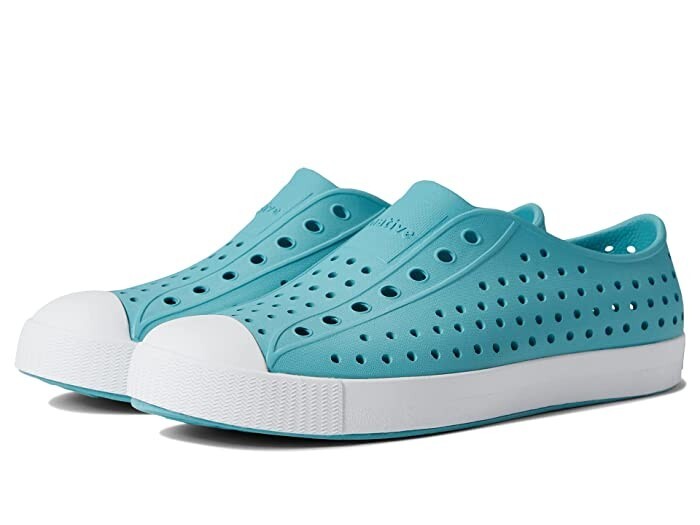 Native Z3730* Shoes Jefferson Slip-On Vegan Sneaker Berta Blue Kid’s Size 3