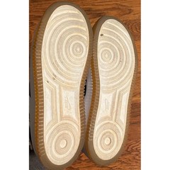 Nike Air Force 1 Low Flower power Black White Gum Sole Kids 1.5Y