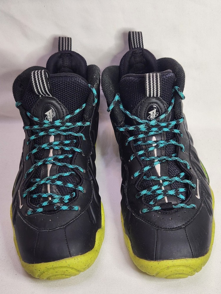 Nike Little Posite One Emerging Powers Size 5Y Black Volt Kids Youth DZ2852-001