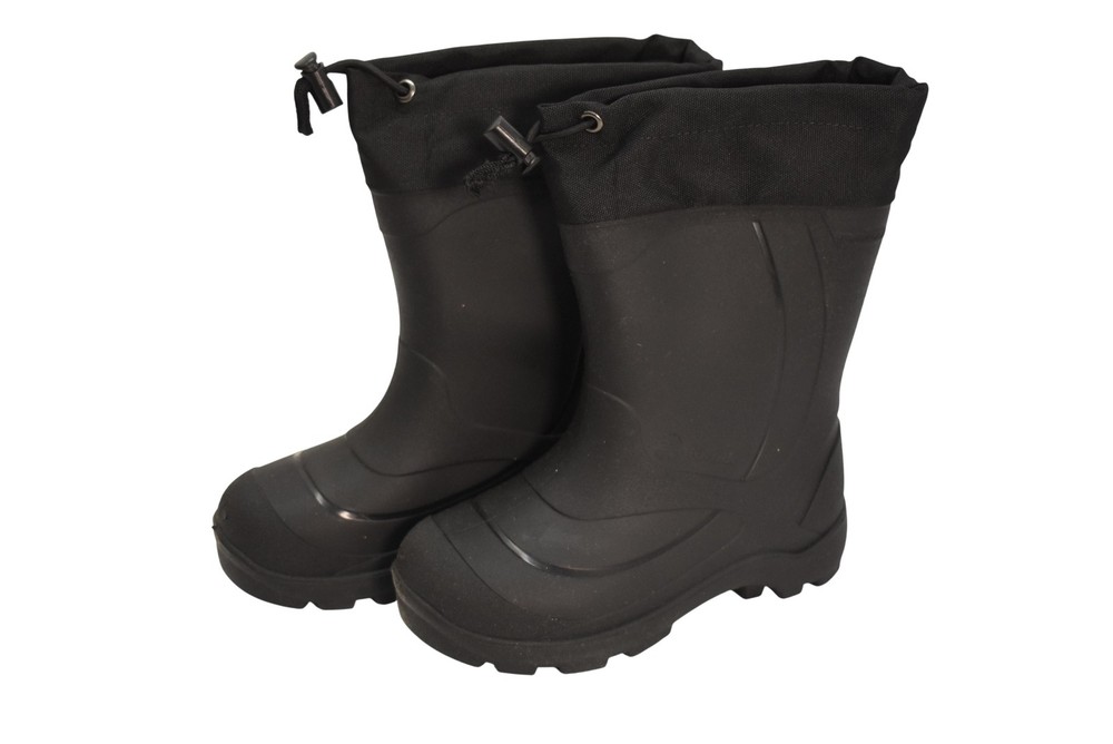 Kamik Snobuster 1 Boots Kids Size 12 Black Waterproof Snow Winter Cold Weather