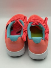 Nike Free RN Unisex Kids Mesh Athletic Sneakers Pink Blue 4.5Y