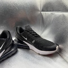 Size 5Y Nike Air Max 270 (GS) Black White Mens Running Sneakers 943345-001