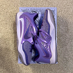 Nike KD 15 “BAD” size 9 Purple Low Top Mesh Lace-Up Sneakers Rubber