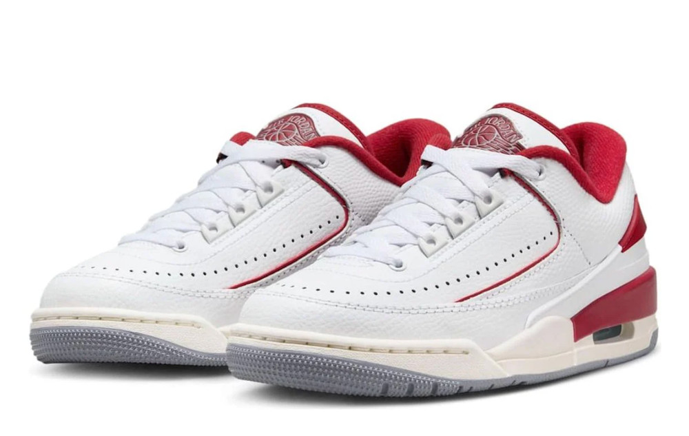 Sz 7Y – Air Jordan 2/3 GS ‚White Varsity Red‘