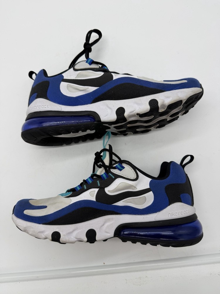 Nike Air Max 270 React SE Oracle Blue Aqua 2020 Size 6 Youth Athletic Shoes