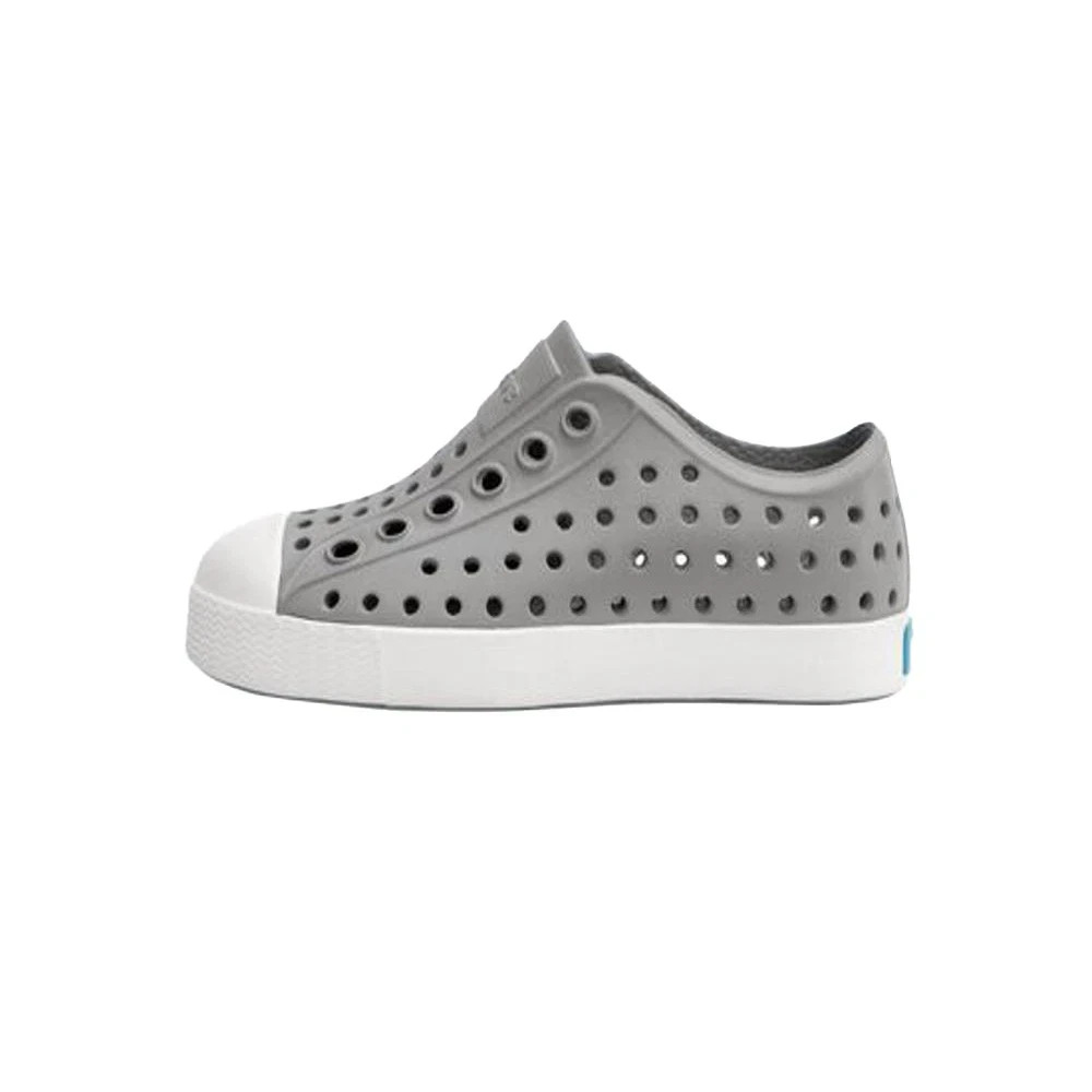 Native Jefferson Child Slip-On Regular Sneakers, Pigeon Grey/Shell White, C10M