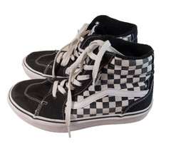 Vans Old Skool Checkerboard Black White High-Top Skate Shoes Women’s Size 5