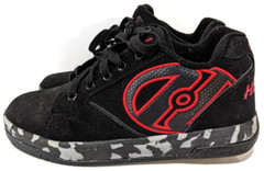 Very Nice Heelys Kids Propel 2.0 Roller Skate Shoes Youth Sz 5 Black/Red 770807