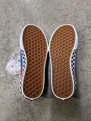 Vans Authentic Custom Red White Blue Skate Shoes Kids – Size 3 Rare