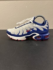 Nike Air Max Plus TN Red White Blue Athletic Sneaker CK0003-100 Youth Size 6Y