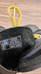Dr Martens Junior 1460 Pascal J Boots Black Size US 2 (AW004) Lace & Zip Leather