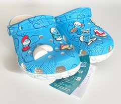Crocs Smurfs Classic 210821-90H Clogs Kids Blue Multi Shoes Size C12
