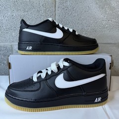 Nike Air Force 1 LV8 Black Gum Light Brown White Big Kids Y 5.5 W 7 IB8845-001