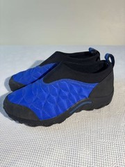 Cobalt Blue Quilted MERRELL Alpine Moc Ankle Shoe Slip Ons Kids 5