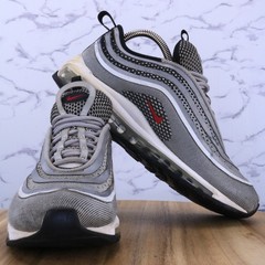 Nike Air Max 97 Ultra Gray Silver Running Sneaker 917998-002 Size 6Y / Women 7.5