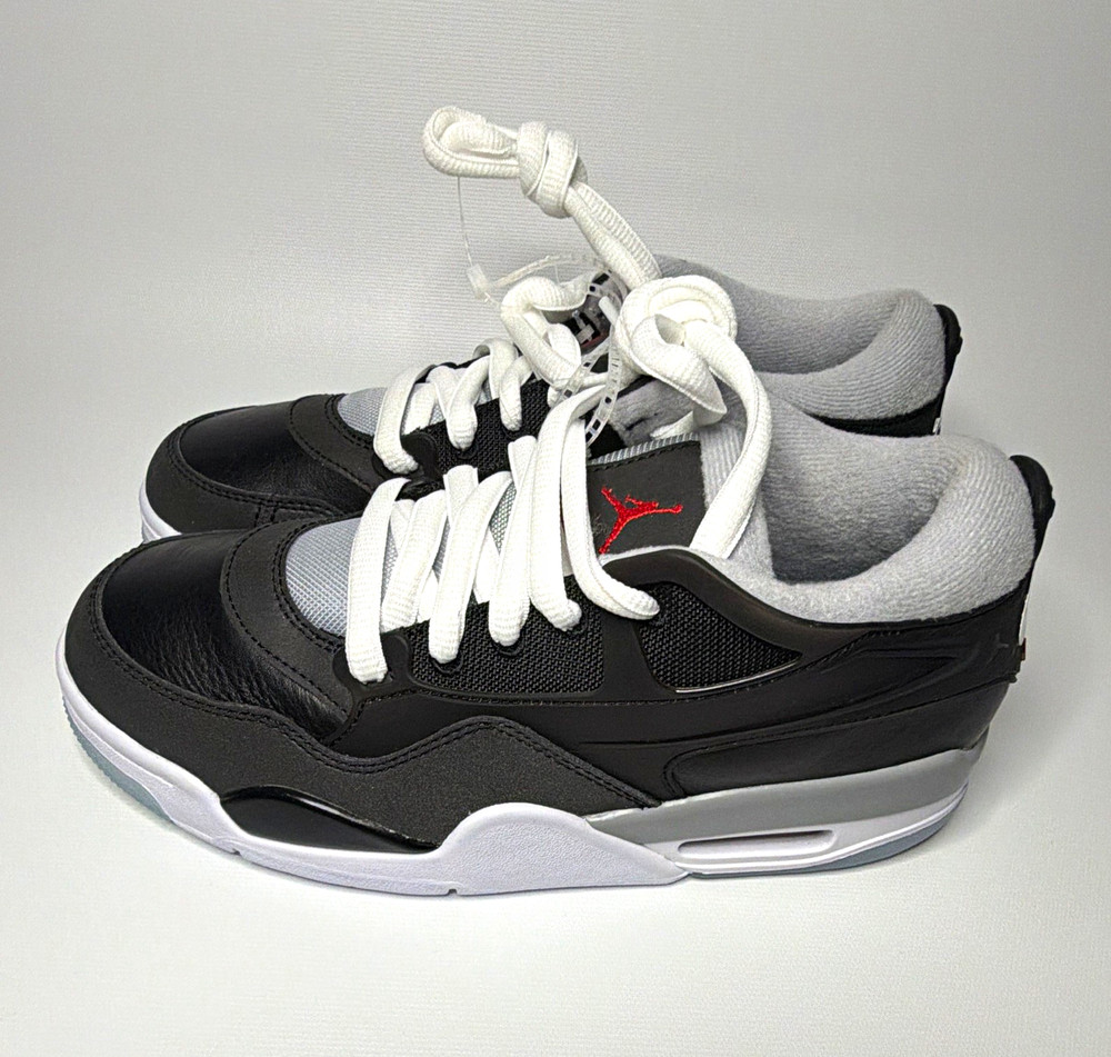 Jordan 4 RM GS Black Light Bone HV5187-010 Size 6Y / Women’s 7.5 Sneakers⁠