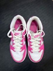 Nike Dunk Low PS Active Pink White Kids Shoes Size 13C US 12.5 UK 31 EUR FB9108-