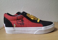 Vans Old Skool Simpsons El Barto Kids Size 2 Brand New Bart Simpsons