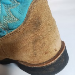 Laredo’s Brown/Blue Leather Cowboy Boots youth size 9