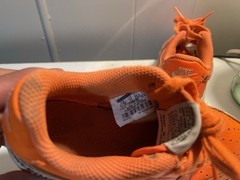 Nike Air Force 1 Low 07 LV8 “Just Do It” 2018 TD Size 11.5c Kids Orange